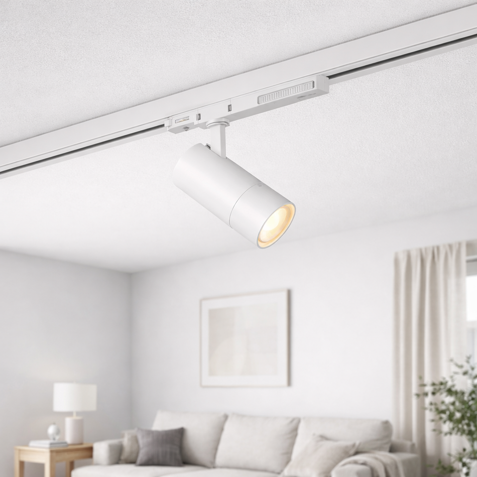 Spot Trackspot V 3Ph., 10/15/20W 927/930/940 24°-60° blanc