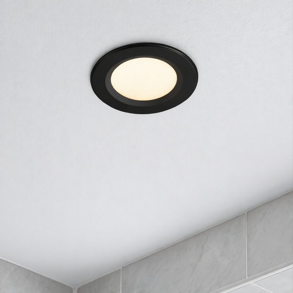 Einbaustrahler für Badezimmer Rund Warmweiß Neutralweiß Kaltweiß Ø30mm IP65 1W 12V