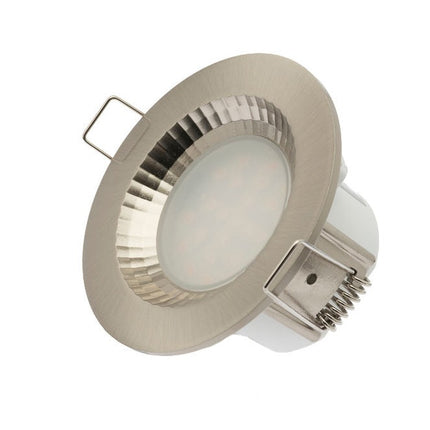 LED Einbauleuchte "DF-9602-2" 5W Matt-Chrom IP54 230V