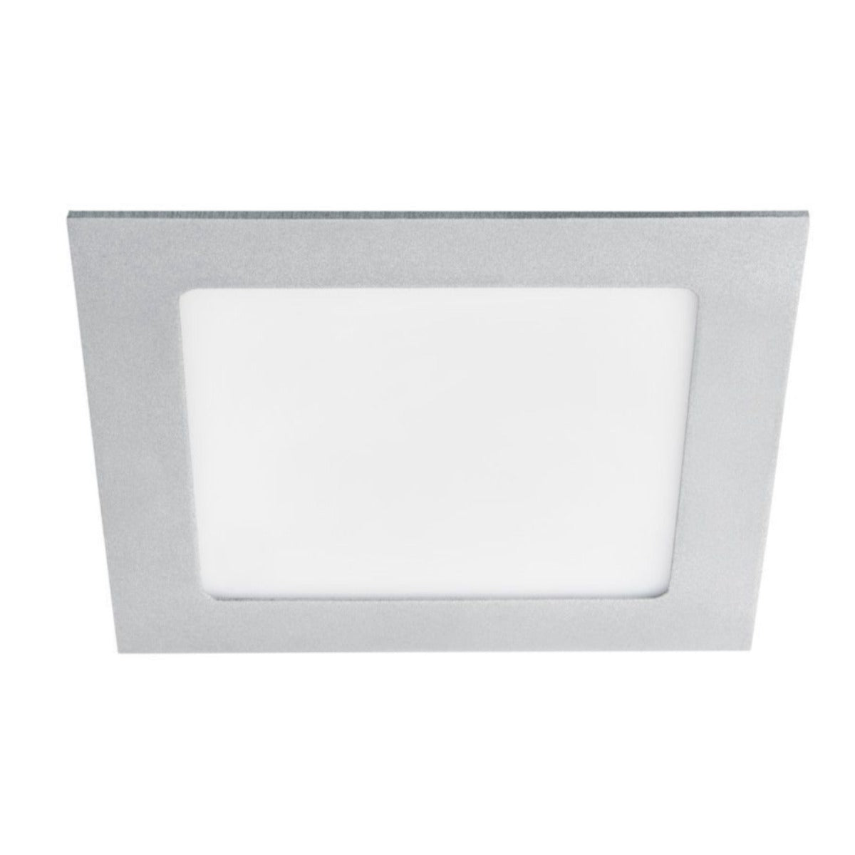 LED recessed ceiling light made of aluminum square 170mm x 170mm IP44 12W 230V 