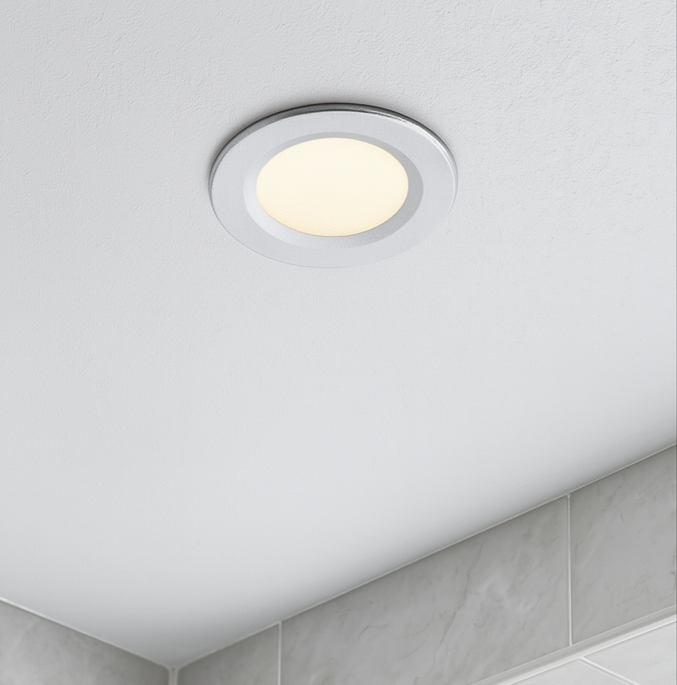 Spot encastrable en plastique rond Ø 30mm IP65 1W 12V