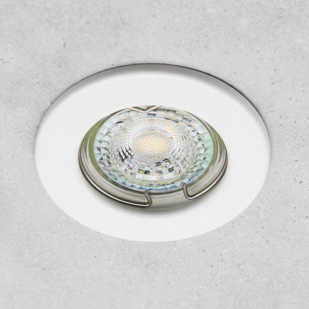 LED Einbaustrahler Decoro 6.2W Dimmbar starr Rund Weiß GU10 230V