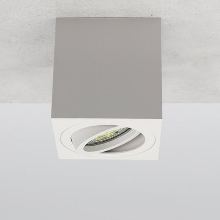 LED Aufbauleuchte 6.2W Dimmbar MILANO Eckig Weiß 230V