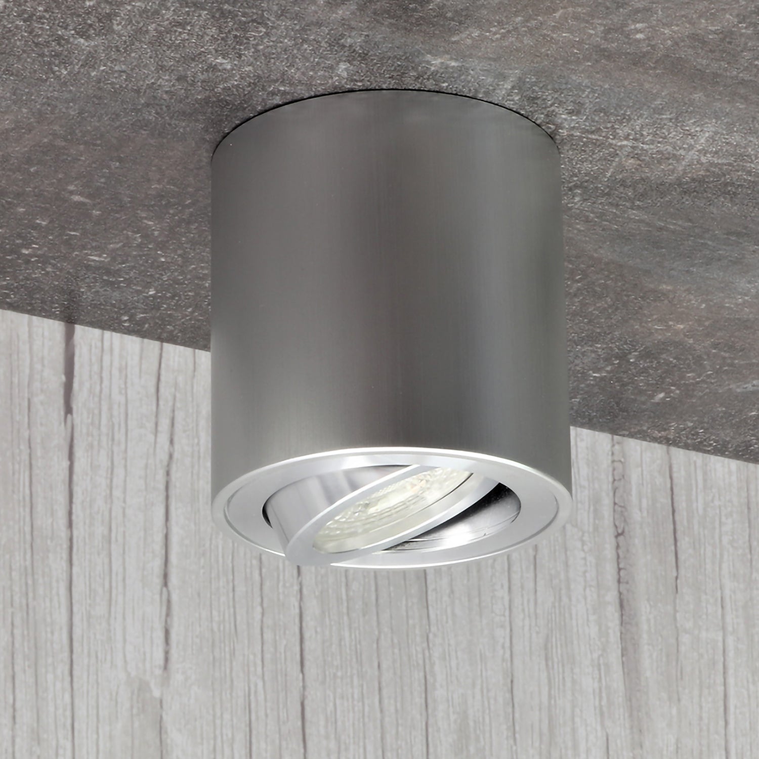 Ceiling light surface-mounted spotlight made of aluminum MILANO-R Round 84mm X Ø80mm IP20 GU10 230V