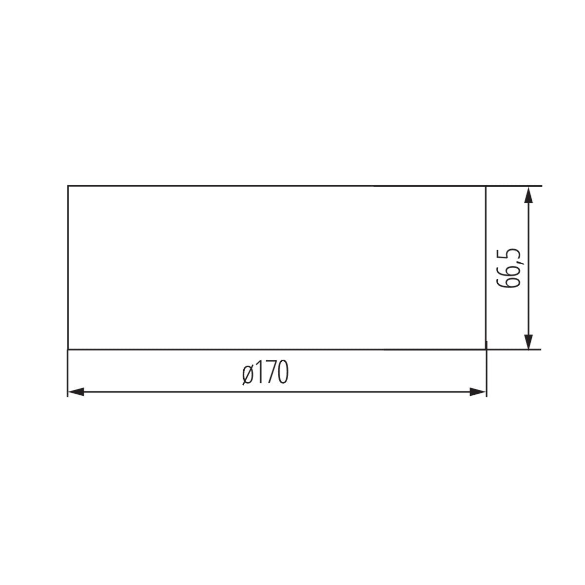 LED Notbeleuchtung ITECH M5 ST, Sicherheitsleuchte, Standard-Test, rund, 5W IP65 230V