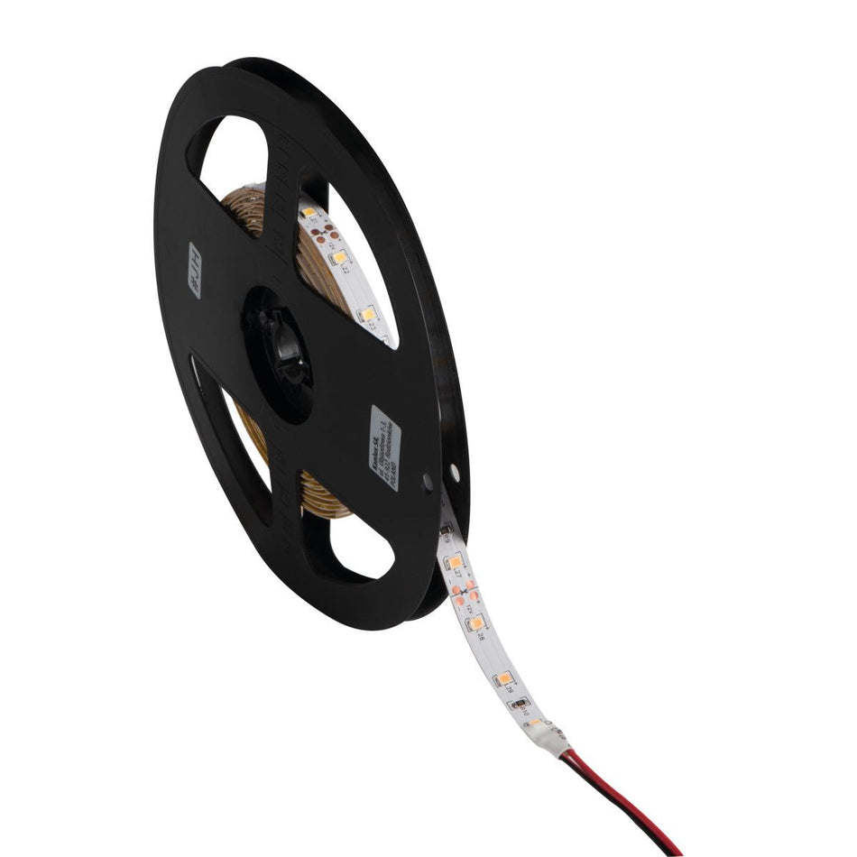 Bande LED, ruban adhésif de 5 mètres, blanc chaud / blanc neutre / blanc froid, autocollant, 1 m = 4,8 W / IP00 / 12 V (F)