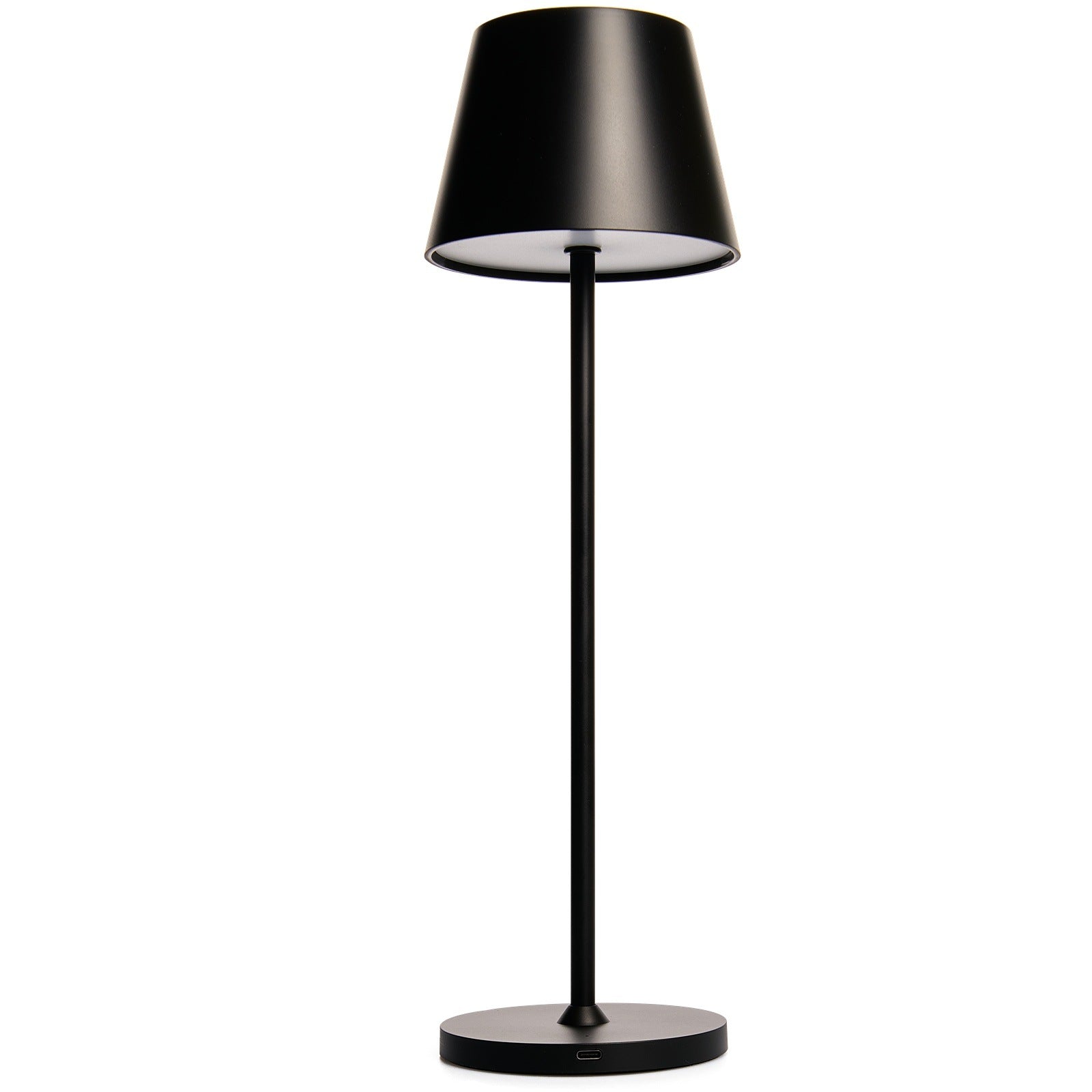 LED Tischleuchte für Außen und Innen ROLF KERN „CLUB“ 38CM, Schwarz , Akku, Dimmbar IP54