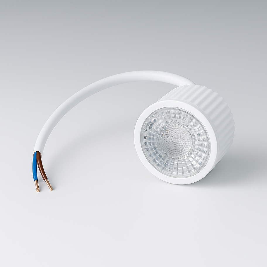 LED Leuchtmittel Coins Dimmbar Modul 5W Extra Flach [nur 25mm Einbautiefe] Warmweiß Neutralweiß 230V7