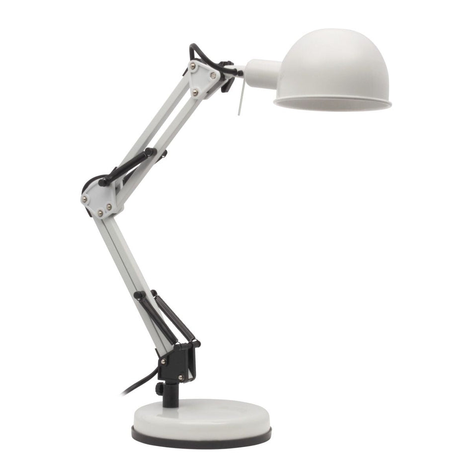 Lampe de bureau Kanlux PIXA KT-40 E14 10W blanc/noir | 19300 / 19301