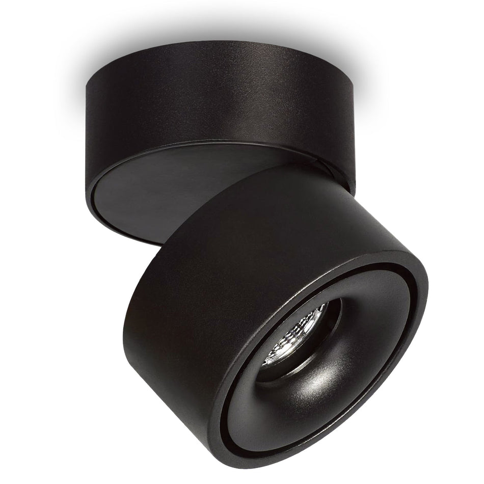 Deckenleuchte Aufbaustrahler LAHTI MONACO MINI Dimmbar mit PHILIPS Dioden Schwarz / Weiß 9W IP20 230V