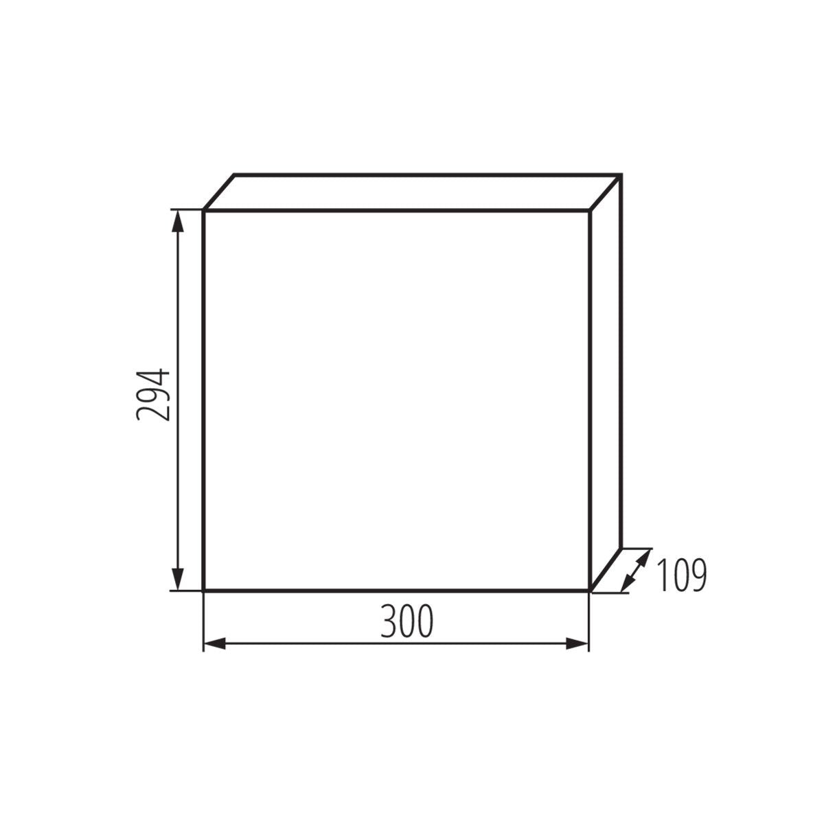 Verteilerkasten weiß 300x109x294, 2x12P IP30 230/400V