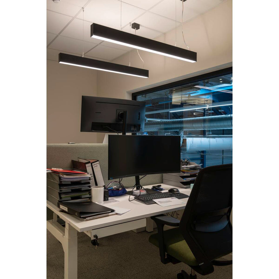 SLV Pendelleuchte Led 3000K Schwarz 1 M 43W