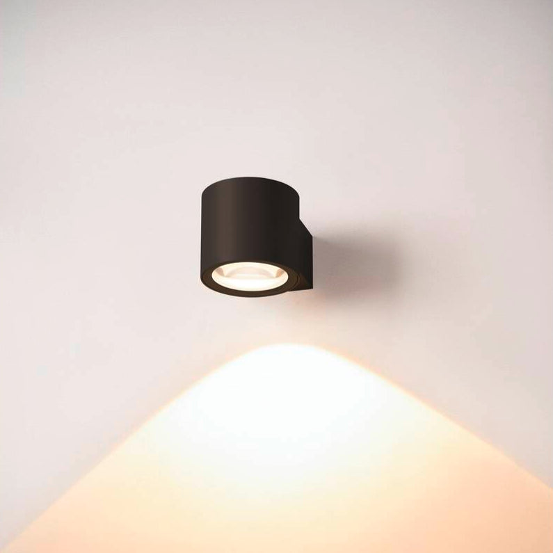 Applique murale Oculus Wl Phase Noir 85W 570Lm 2000-3000K Cri90 100° Dimmable