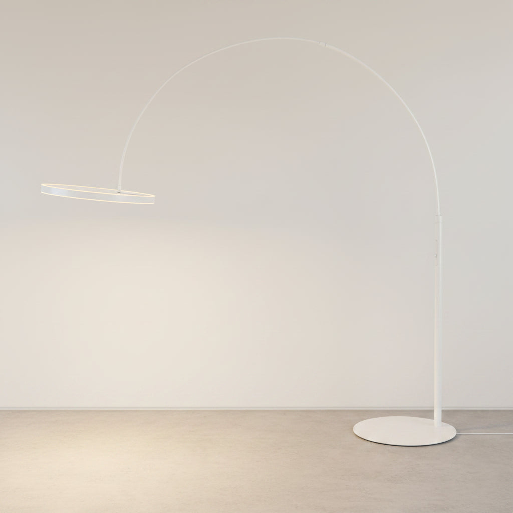 SLV ONE BOW FL LED Stehleuchte Weiß – 22 W, 1200 / 1200 lm, 2700 / 3000 K, CRI 90