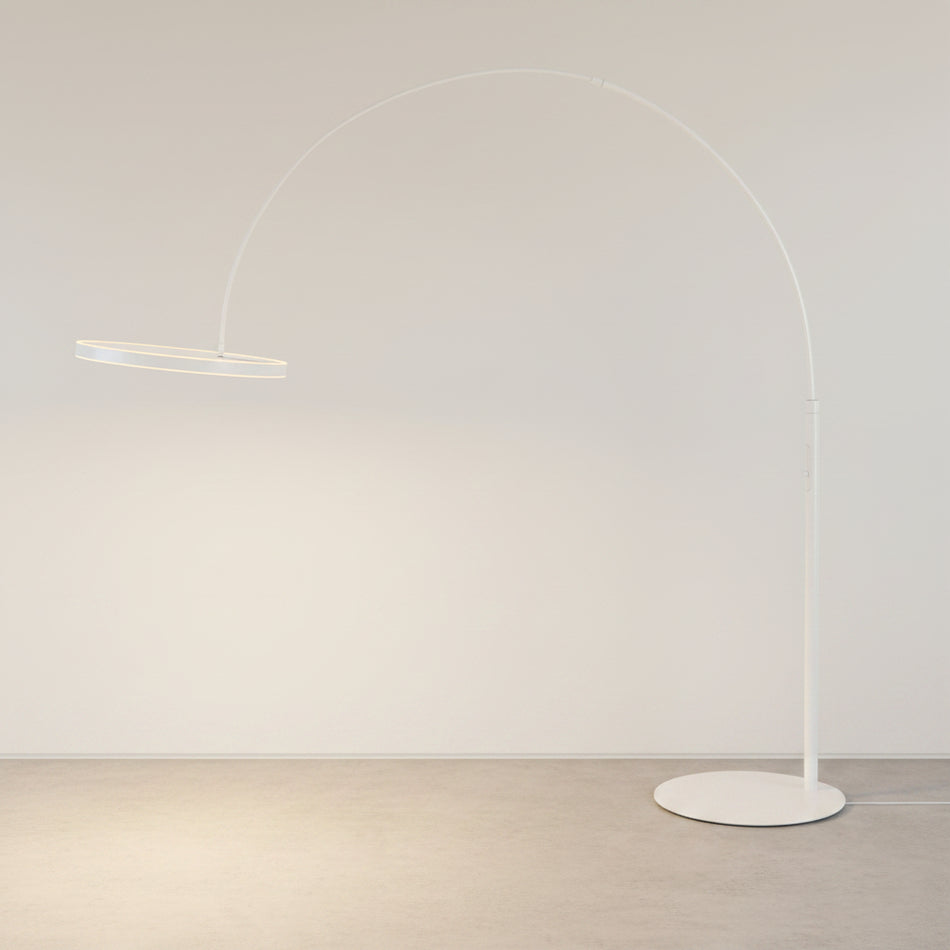 SLV ONE BOW FL LED Stehleuchte Weiß – 22 W, 1200 / 1200 lm, 2700 / 3000 K, CRI 90