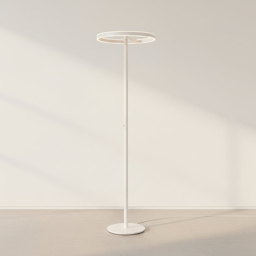 SLV ONE STRAIGT FL LED Stehleuchte Weiß – 22 W, 1200 / 1200 lm, 2700 / 3000 K, CRI 90