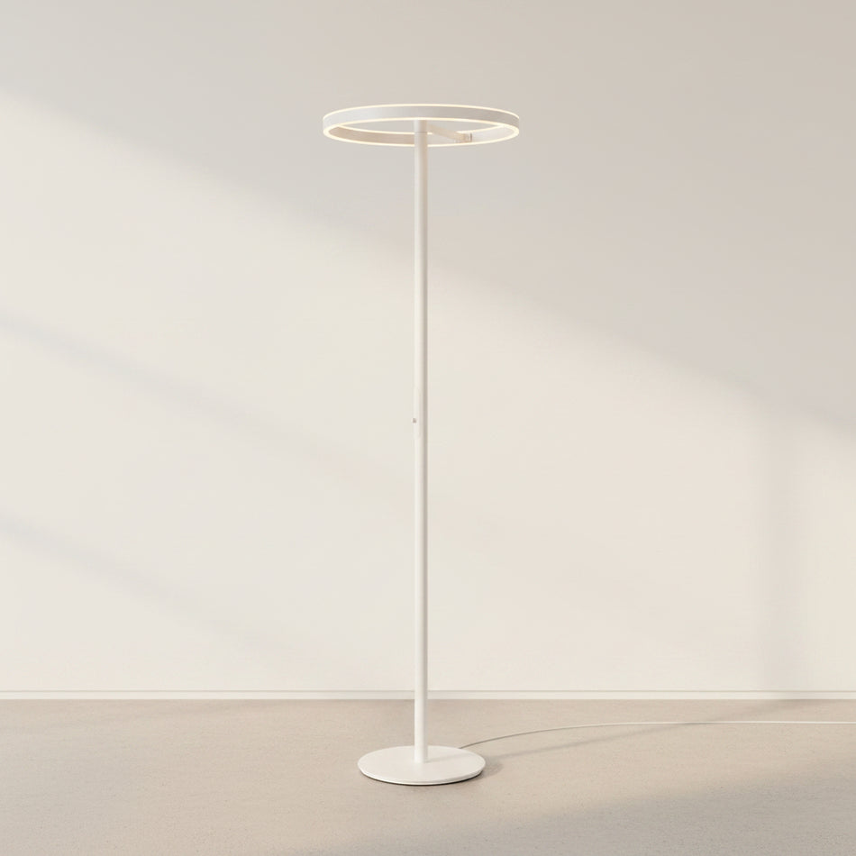 SLV ONE STRAIGT FL LED Stehleuchte Weiß – 22 W, 1200 / 1200 lm, 2700 / 3000 K, CRI 90