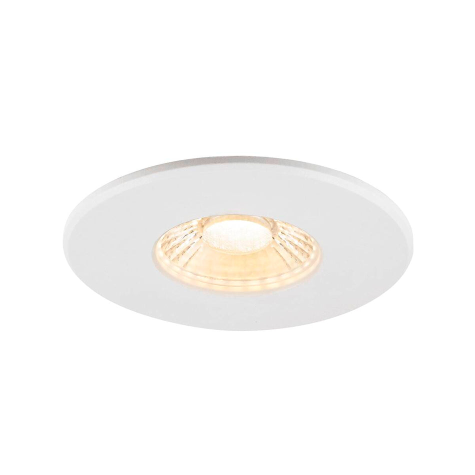 SLV Set 12X Einbaustrahler Universal Downlight Phase Ip65 38° Und 1007097 Universal Downlight Cover Ip65 Weiß