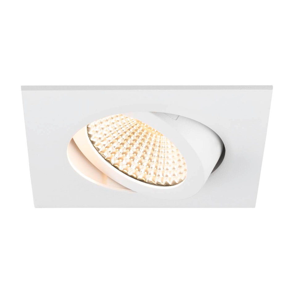 Plafonnier encastré New Tria® 68 3000K 60° Ip 20 Carré Blanc