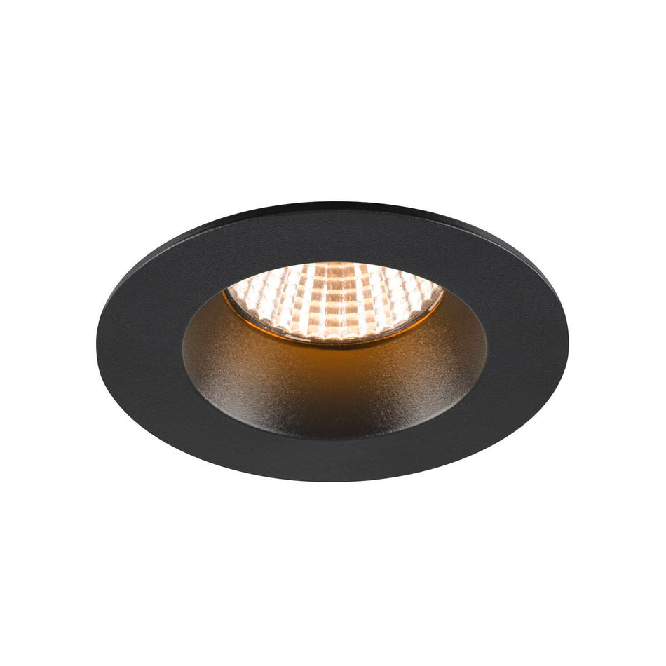 SLV New Tria® 68 Deckeneinbauleuchte 2700K 38° Ip 20 / Ip 65 Rund Schwarz