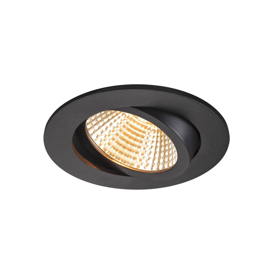 Anneau de montage au plafond New Tria® 95 D: 11 H: 2,6 cm Ip 20 Noir