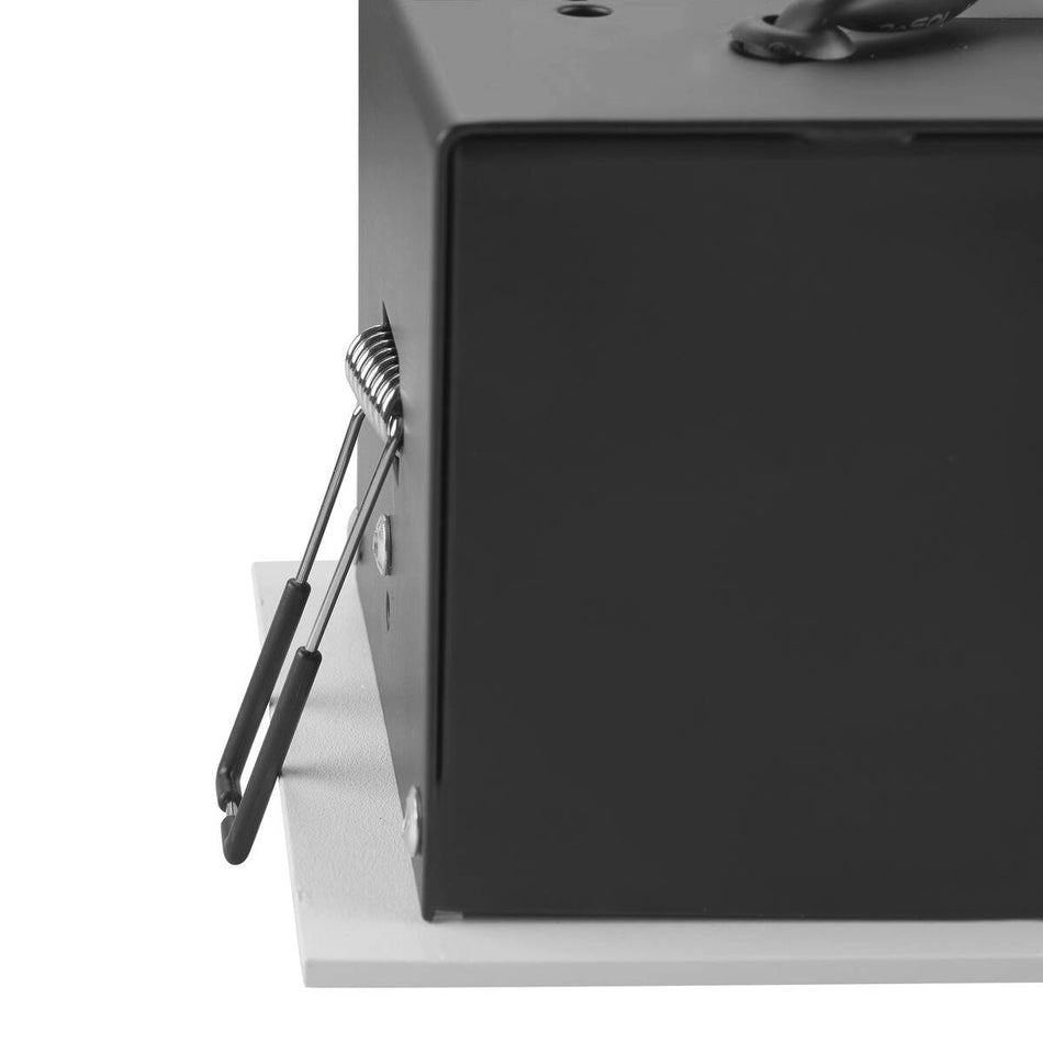 Plafonnier encastré Kadux Simple 3000K 38° Ip 20 Carré Blanc