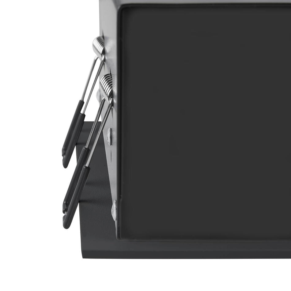 Plafonnier encastré Kadux Double 3000K 38° Ip 20 Carré Noir