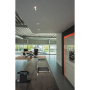 Kadux recessed ceiling light Double 3000K 38° Ip 20 Square White