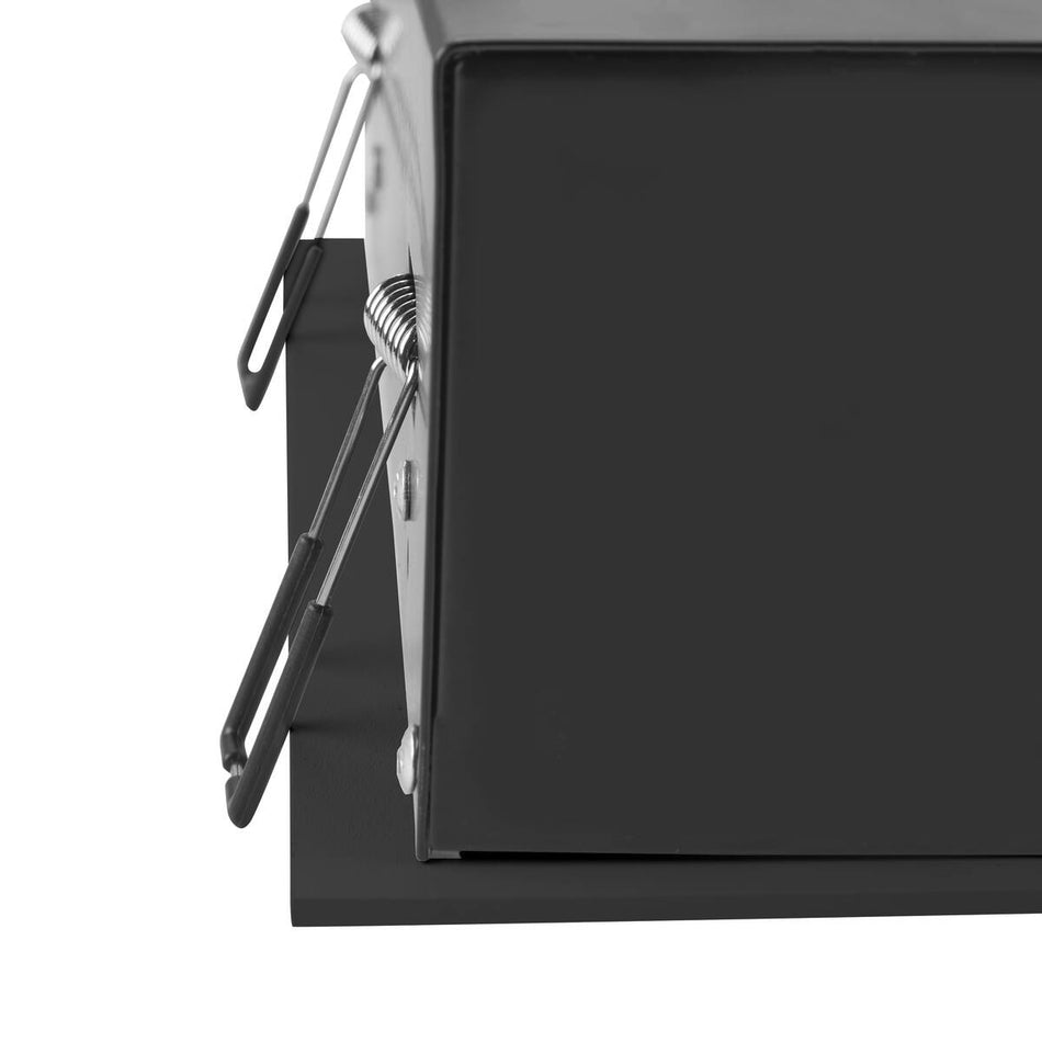 Plafonnier encastré Kadux Triple 3000K 38° Ip 20 Carré Noir