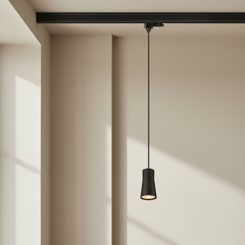 SLV PURI 2.0 Cone 3 Phasen System Leuchte konventionell Schwarz – 6 W