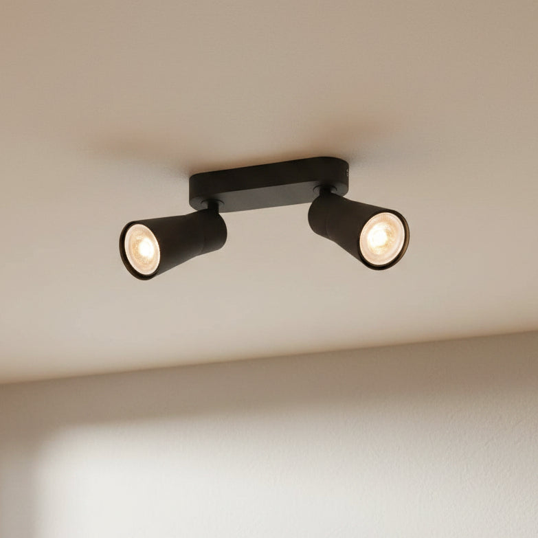 SLV PURI 2.0 Cone 3 Phasen System Leuchte konventionell Schwarz – 6 W