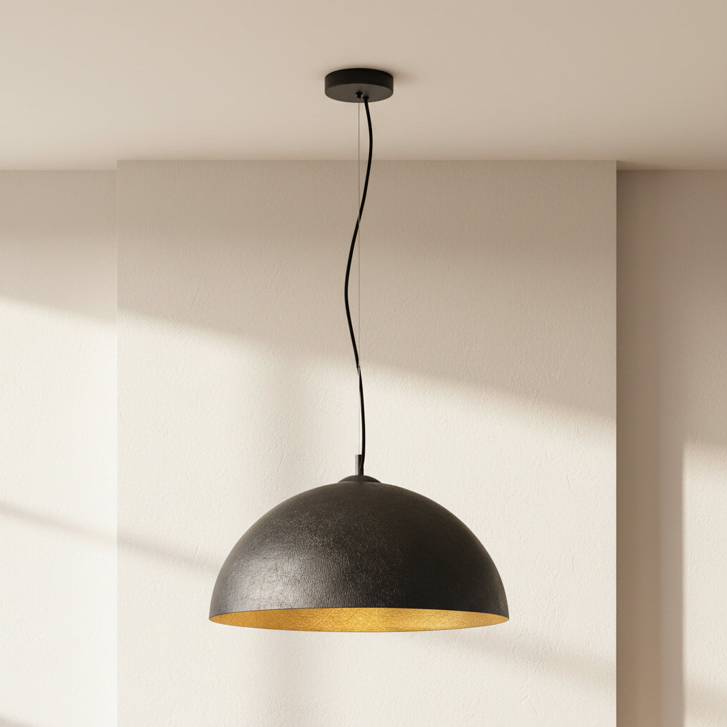 SLV FORCHINI 50 Pendelleuchte konventionell Schwarz – 40 W