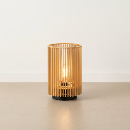 SLV WUD TL Tischleuchte konventionell Beige – 40 W