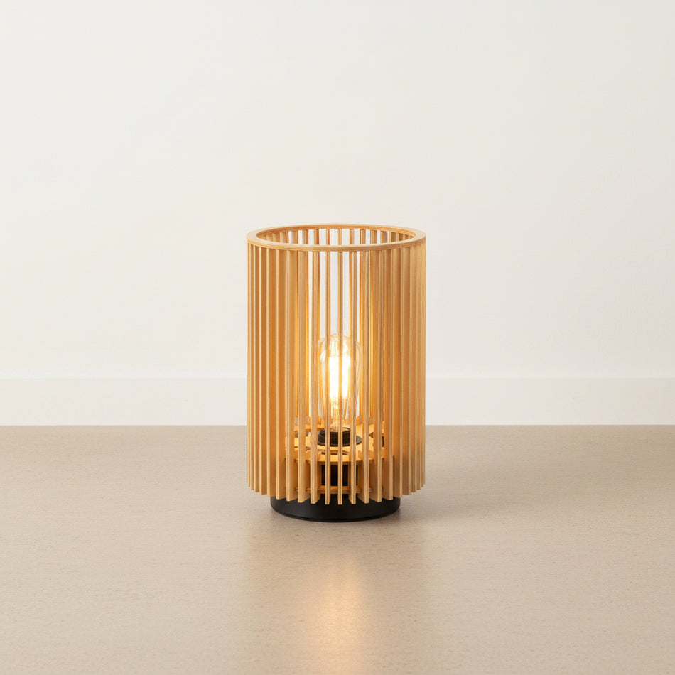 SLV WUD TL Tischleuchte konventionell Beige – 40 W