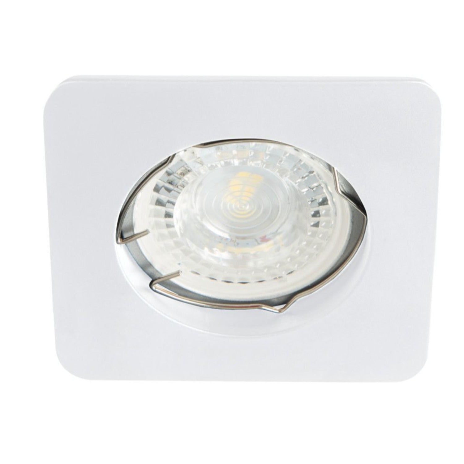 Recessed aluminum spotlight square 78mm x 78mm IP20 GU5.3 GU10 12V 230V 