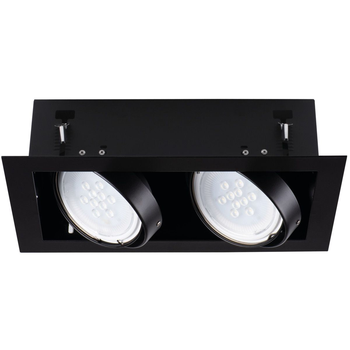 Recessed aluminum spotlight square 335mm x 195mm IP20 GU10 ES-111 230V