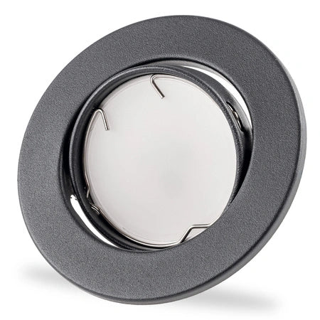 LED Einbaustrahler Decoro | rund, schwenkbar | Weiß, Schwarz, Chrom, Matt-Chrom, Antik-Messing | inkl. GU10 Fassung | 230V