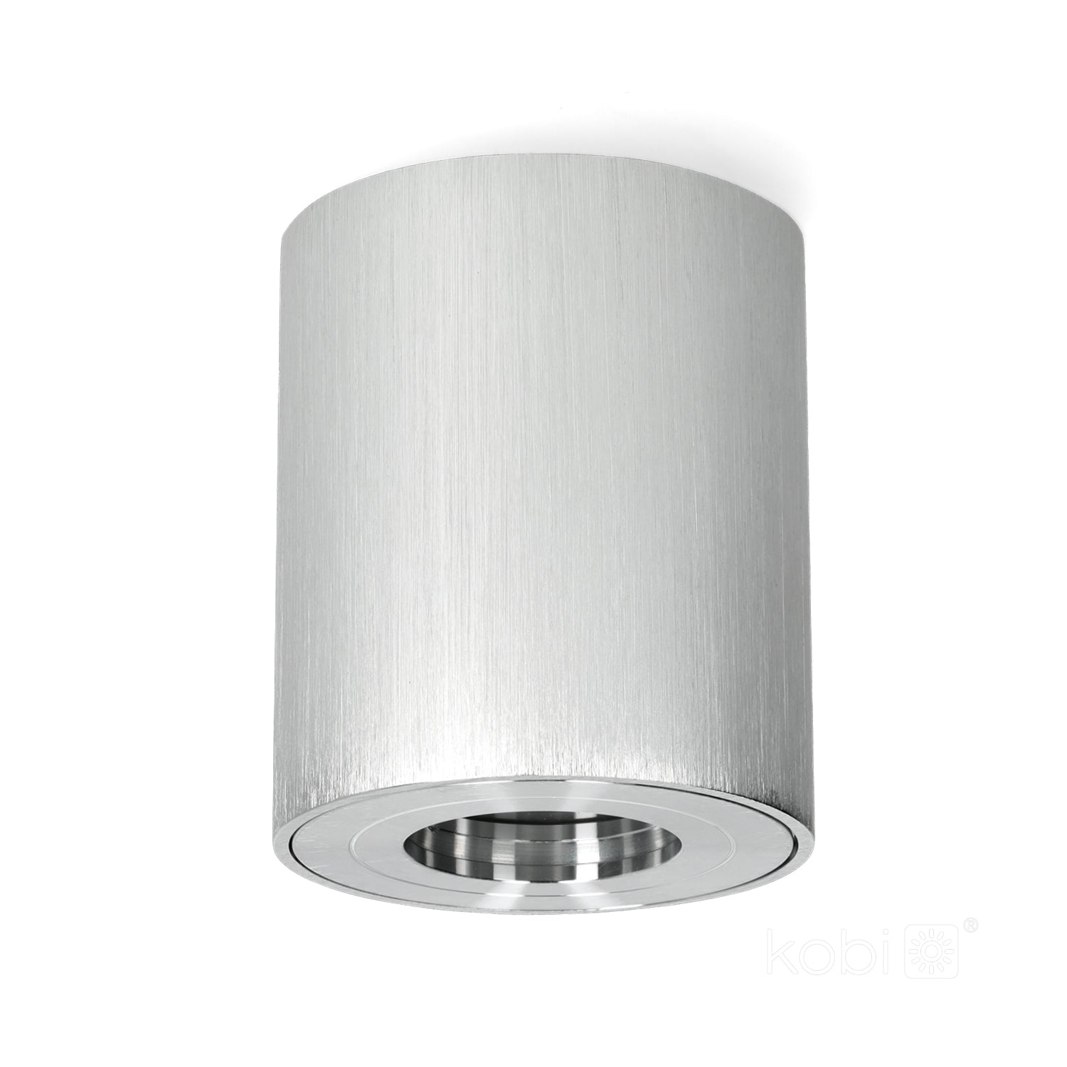 Spot en saillie aluminium MILANO-R IP44 Rond 95mm X Ø80mm IP44 GU10 230V 