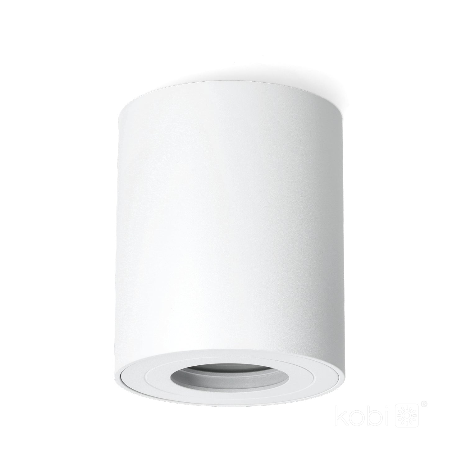 Spot en saillie aluminium MILANO-R IP44 Rond 95mm X Ø80mm IP44 GU10 230V 