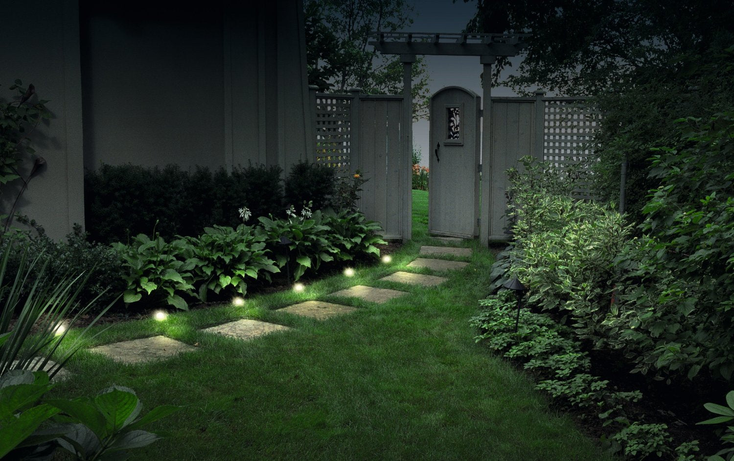 Dekorative LED-Bodenleuchten für den Außenbereich 6W – Warmweiß 3000K, ENDURA GARDEN 9 Dot, LEDVANCE