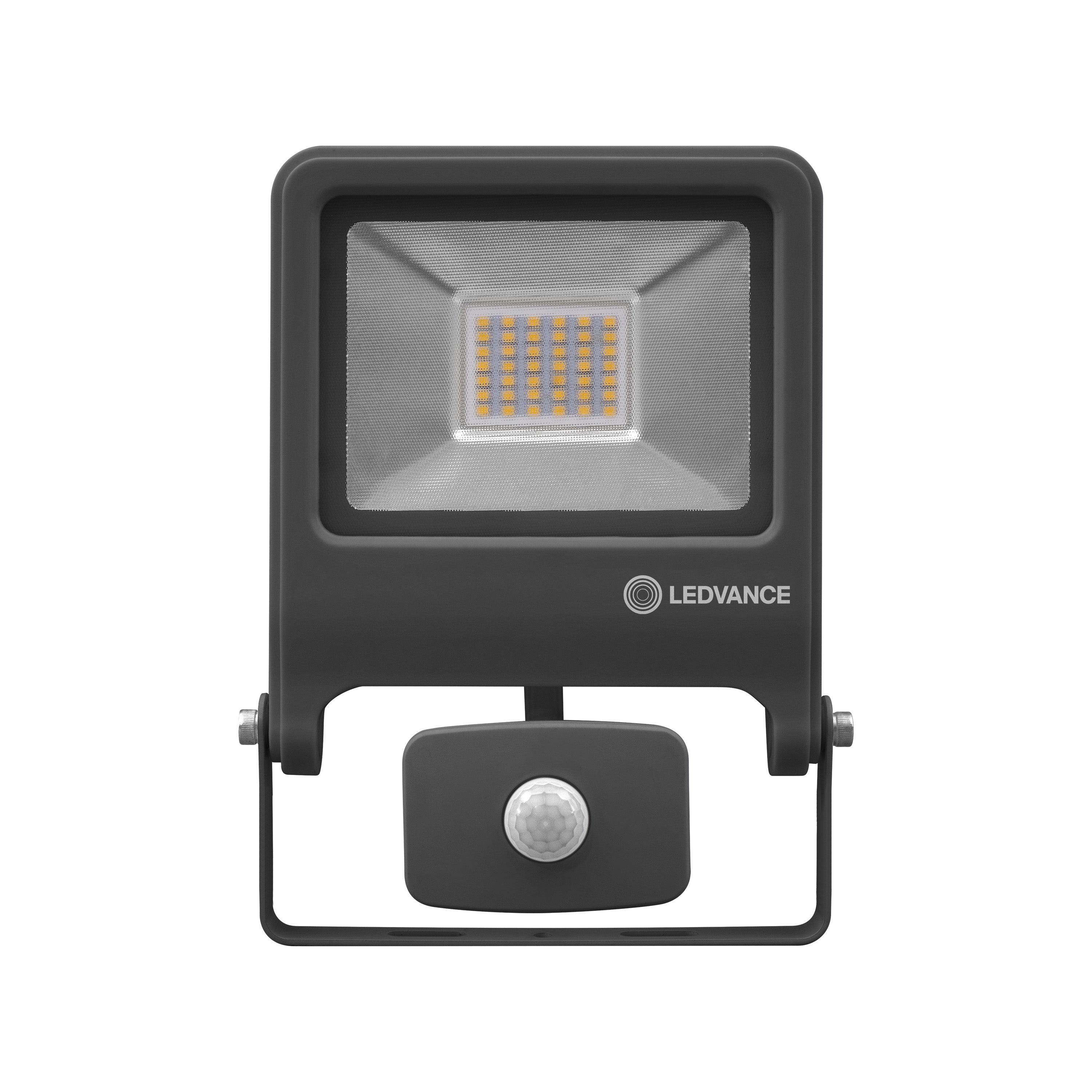 Projecteur LED 30W - 2700lm, 3000K/4000K, IP44, gris, avec détecteur de mouvement, LEDVANCE Floodlight Endura