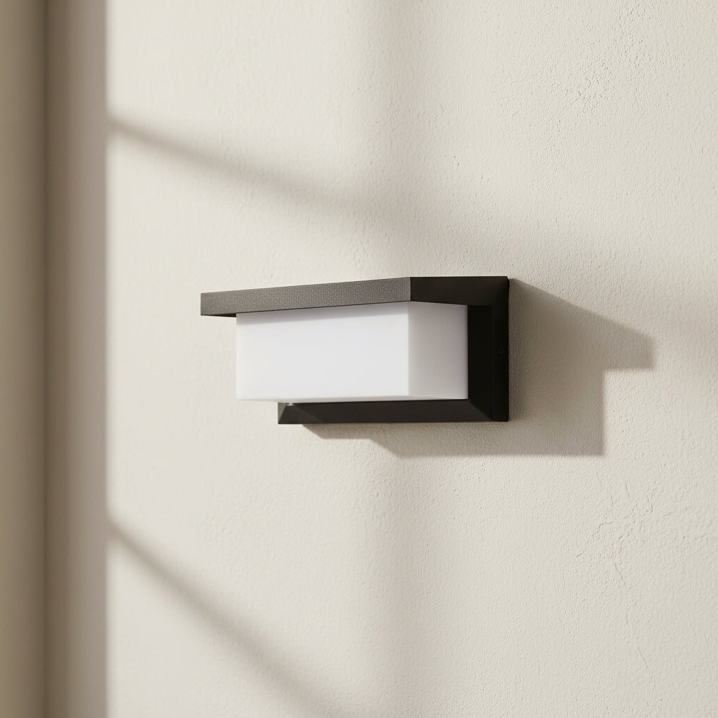 Außenwandleuchte Schwarz E27 IP54 – WALL LINE