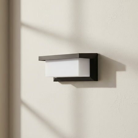 Außenwandleuchte Schwarz E27 IP54 – WALL LINE