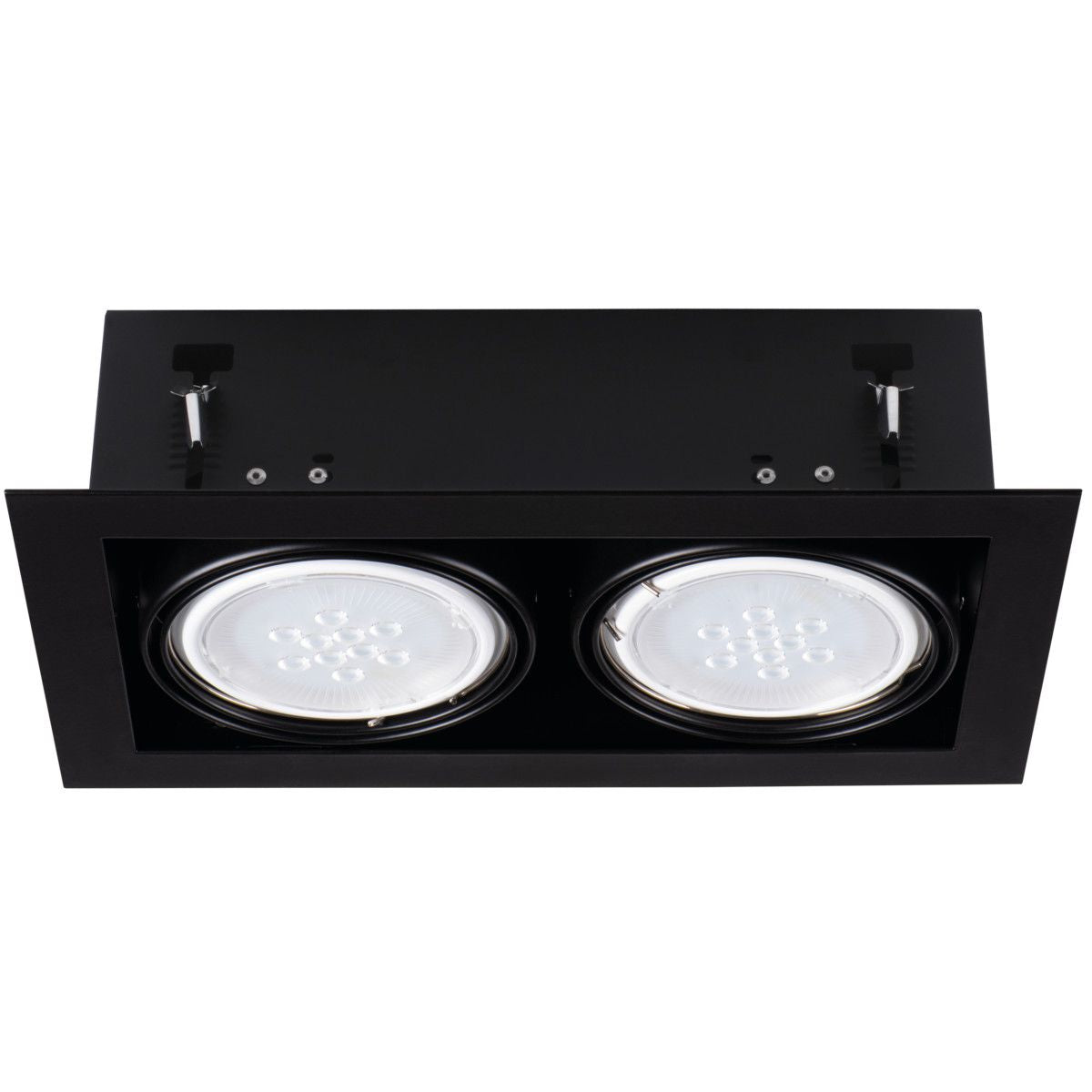 Recessed aluminum spotlight square 335mm x 195mm IP20 GU10 ES-111 230V