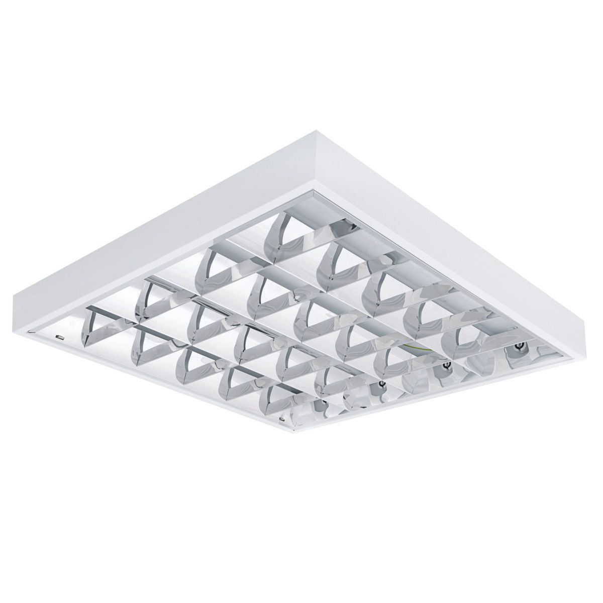 LED Rasterleuchte, Bürolampe, weiß, 4x 18W / G13 / IP20 / 230V