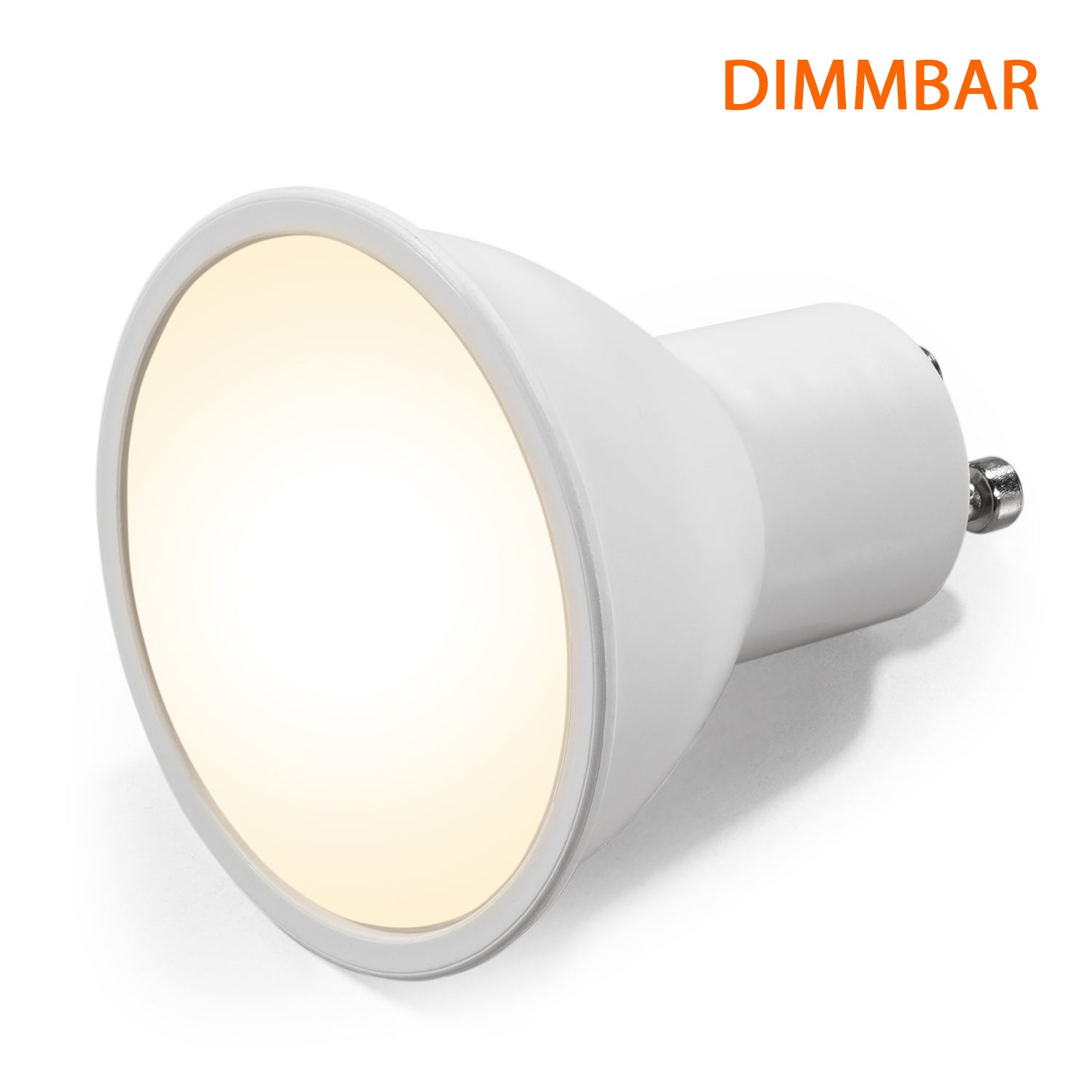 Spot LED en saillie en aluminium | MILAN | Rond - Blanc-Mat | y compris LED 6W DIMMABLE blanc neutre | IP20 | 230 V | GU10