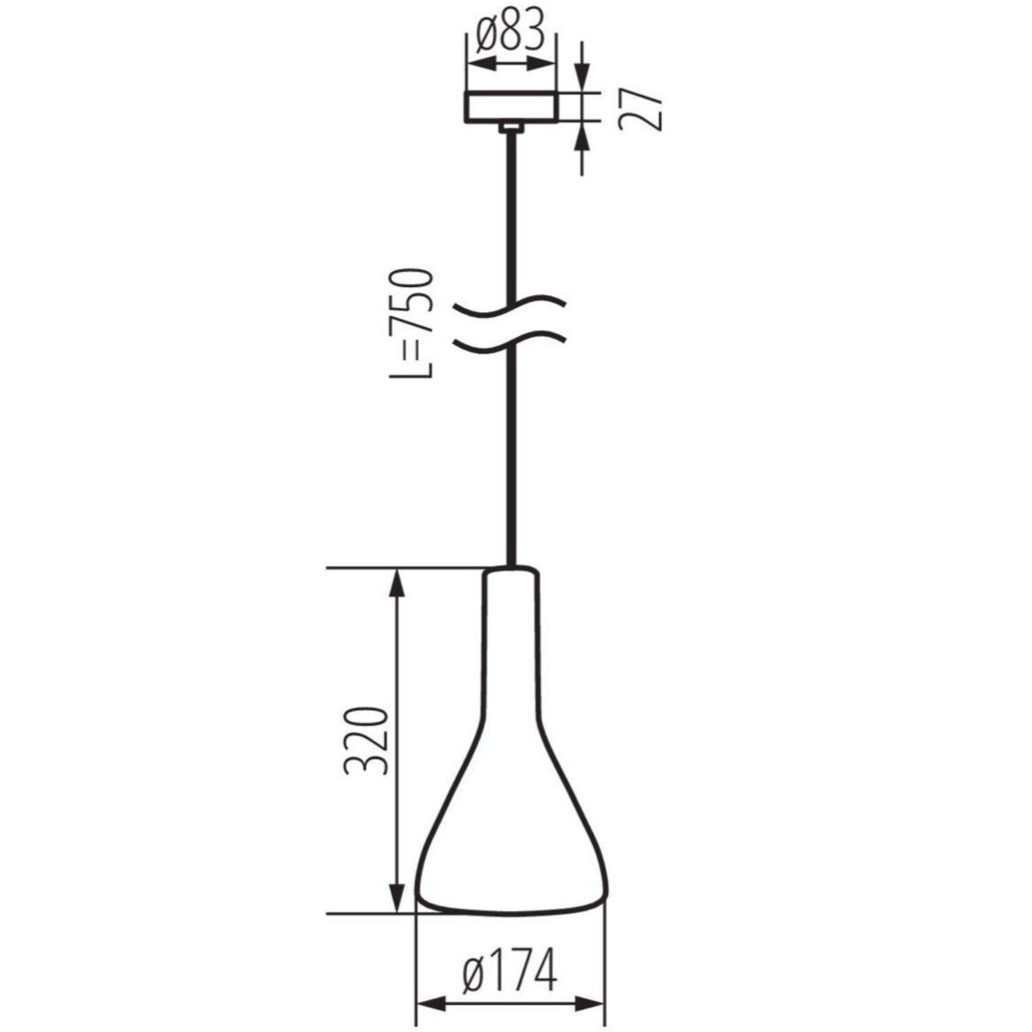 Pendelleuchte, Hängeleuchte in Betonlook, grau, max 40W / IP20 / E27 / 230V