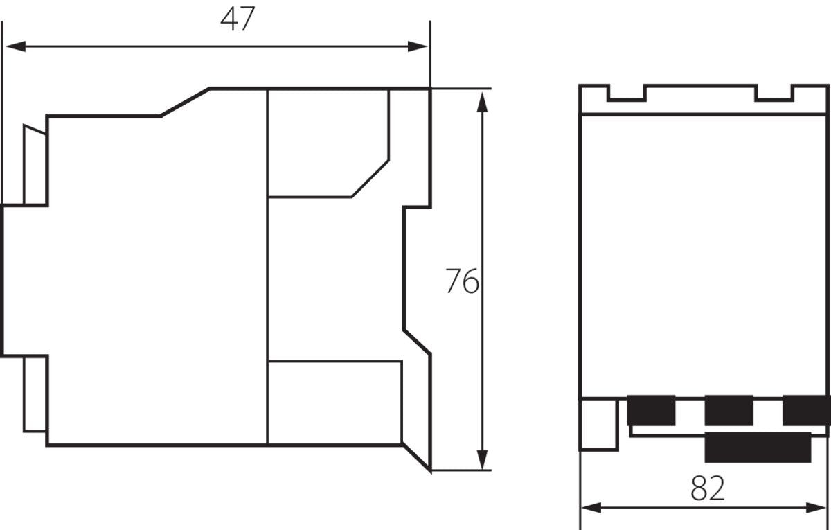 Leistungsschutz weiß 9A, IP20 24V/230V