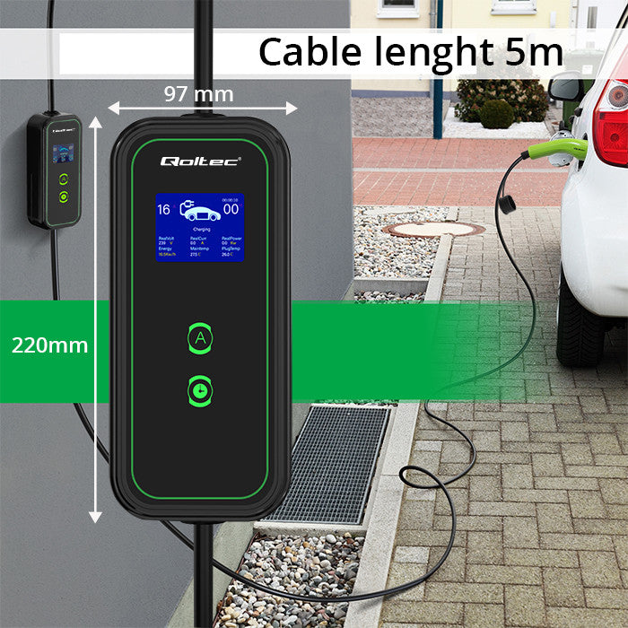 Mobile EV-Ladestation Typ 2 – 3,5 kW – Schuko 16 A – WiFi – 5 m – Bild 12