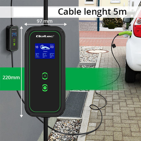 Mobile EV-Ladestation Typ 2 – 3,5 kW – Schuko 16 A – WiFi – 5 m – Bild 12